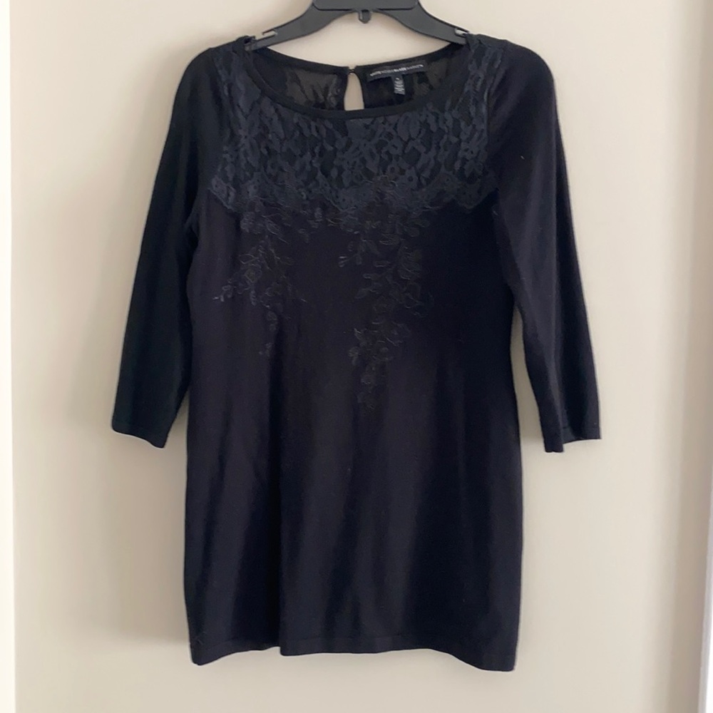 White House Black Market long knit top